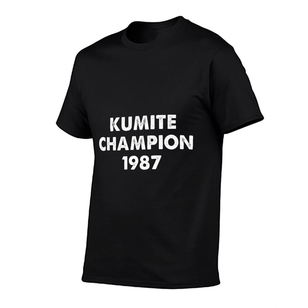 KUMITE CHAMPION 1987 Funny Viral Karate Video Meme Kung Fu Premium  Trendy Pattern T-Shirt