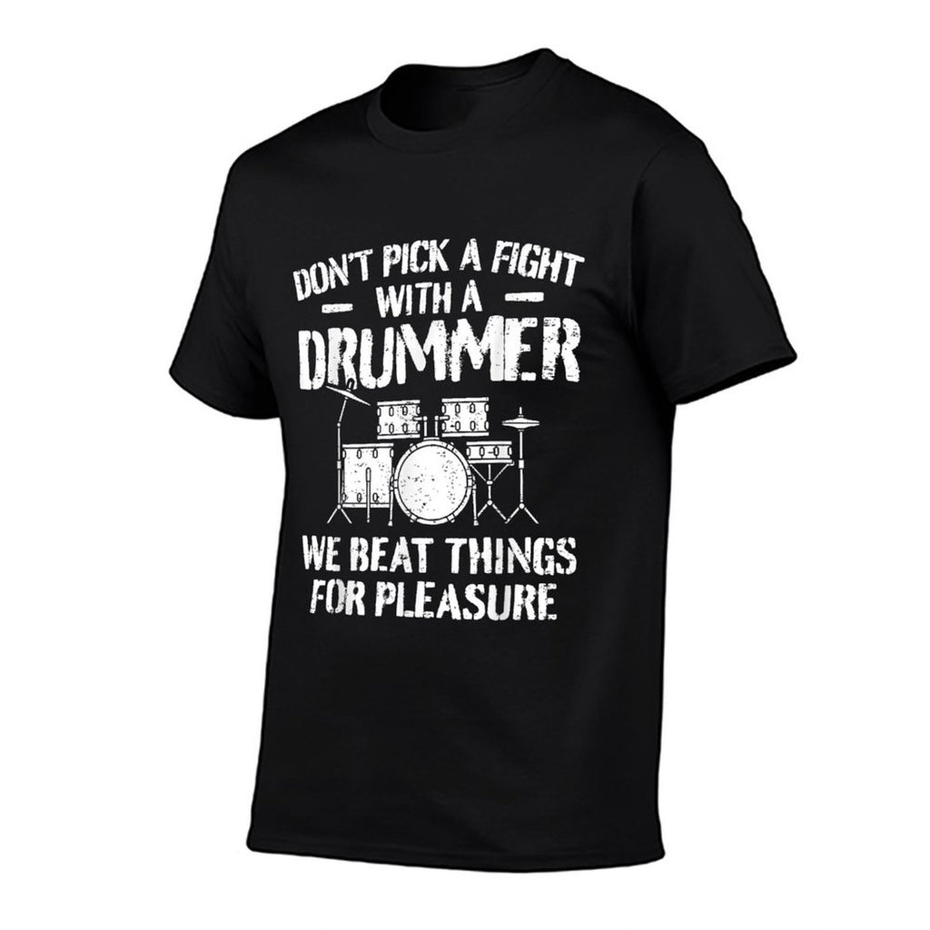 Funny Drummer Drumming Drums Percussionist I Beating Things  Versatile T-Shirt