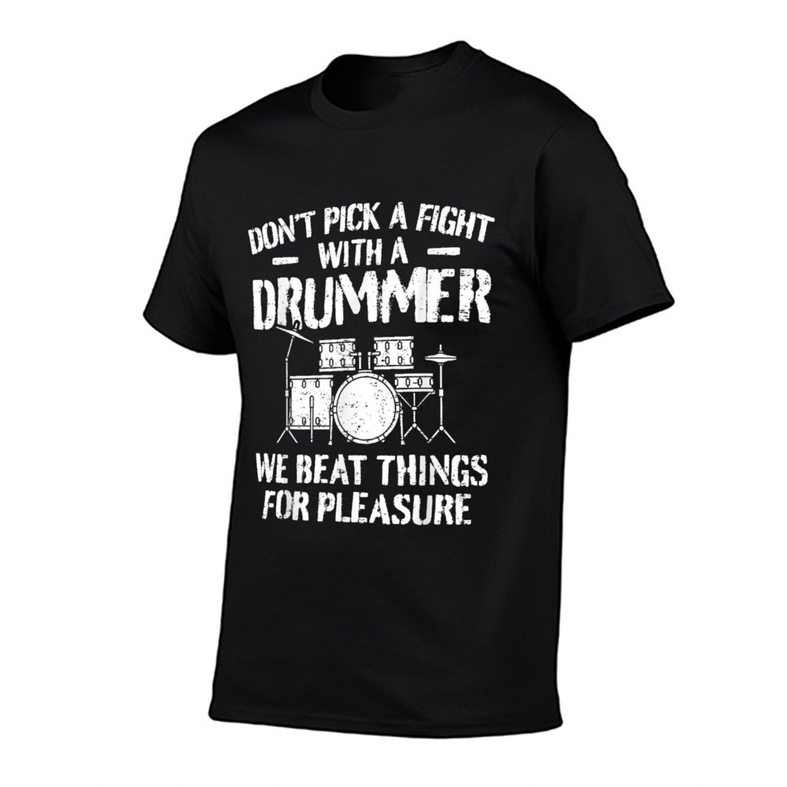 Funny Drummer Drumming Drums Percussionist I Beating Things  Versatile T-Shirt
