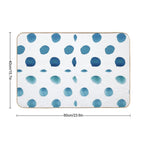 Ocean Blu Pattern-small Dots  Versatile Bath Mat