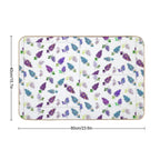 Lilac Flowers  Stain-Proof Bath Mat