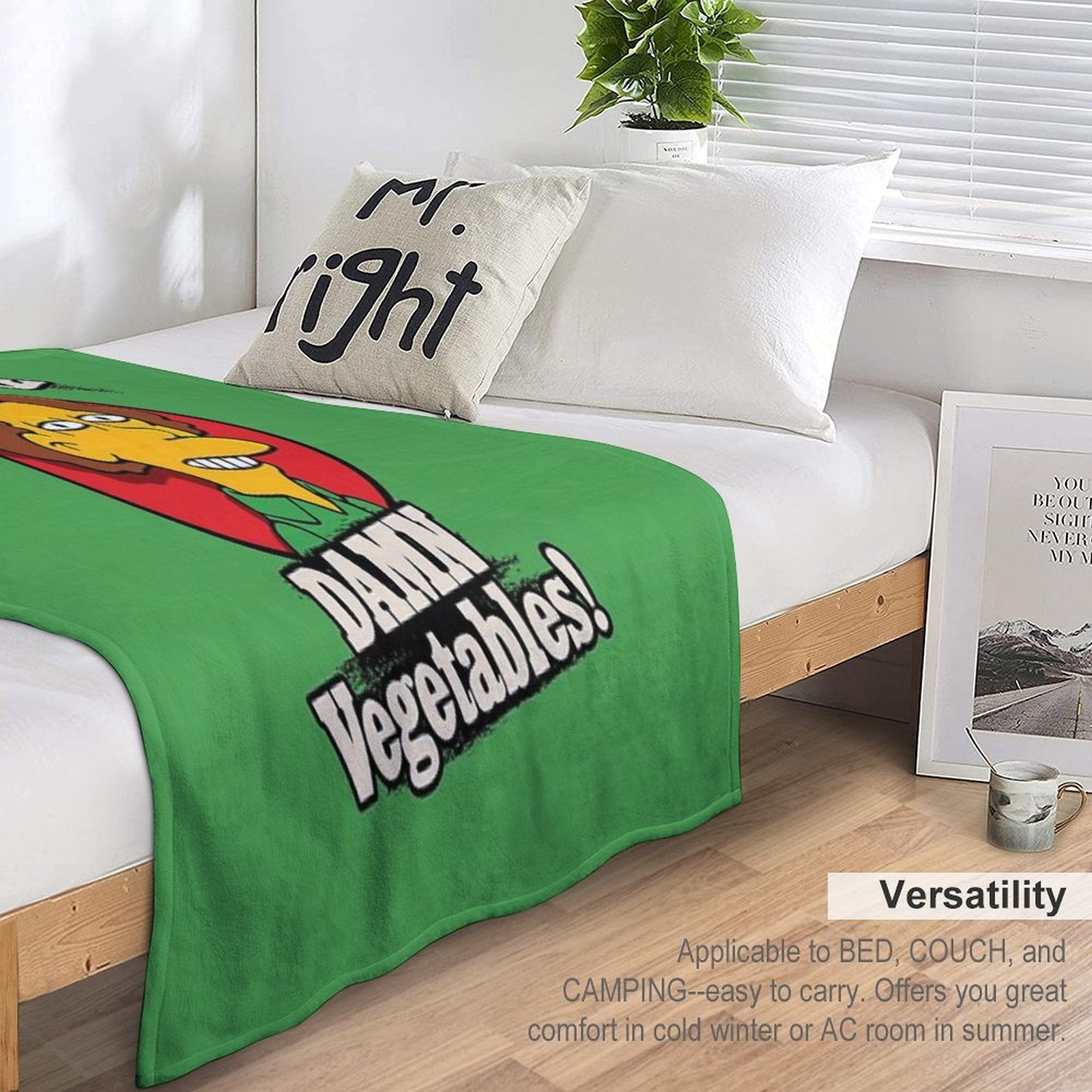 I Don't Want Any Damn Vegetables Gift-ready Throw Blanket
