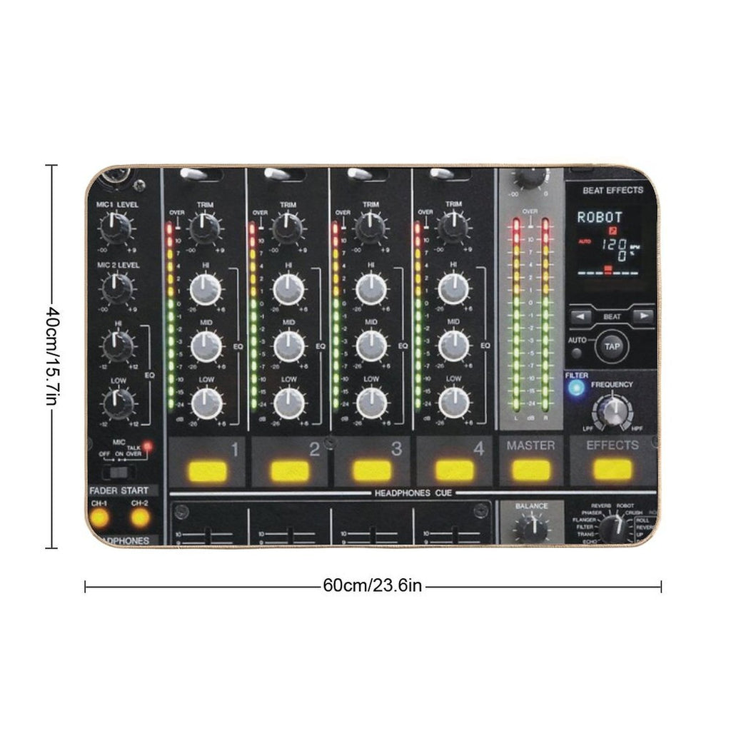 DJ MIXER  Easy To Clean Bath Mat