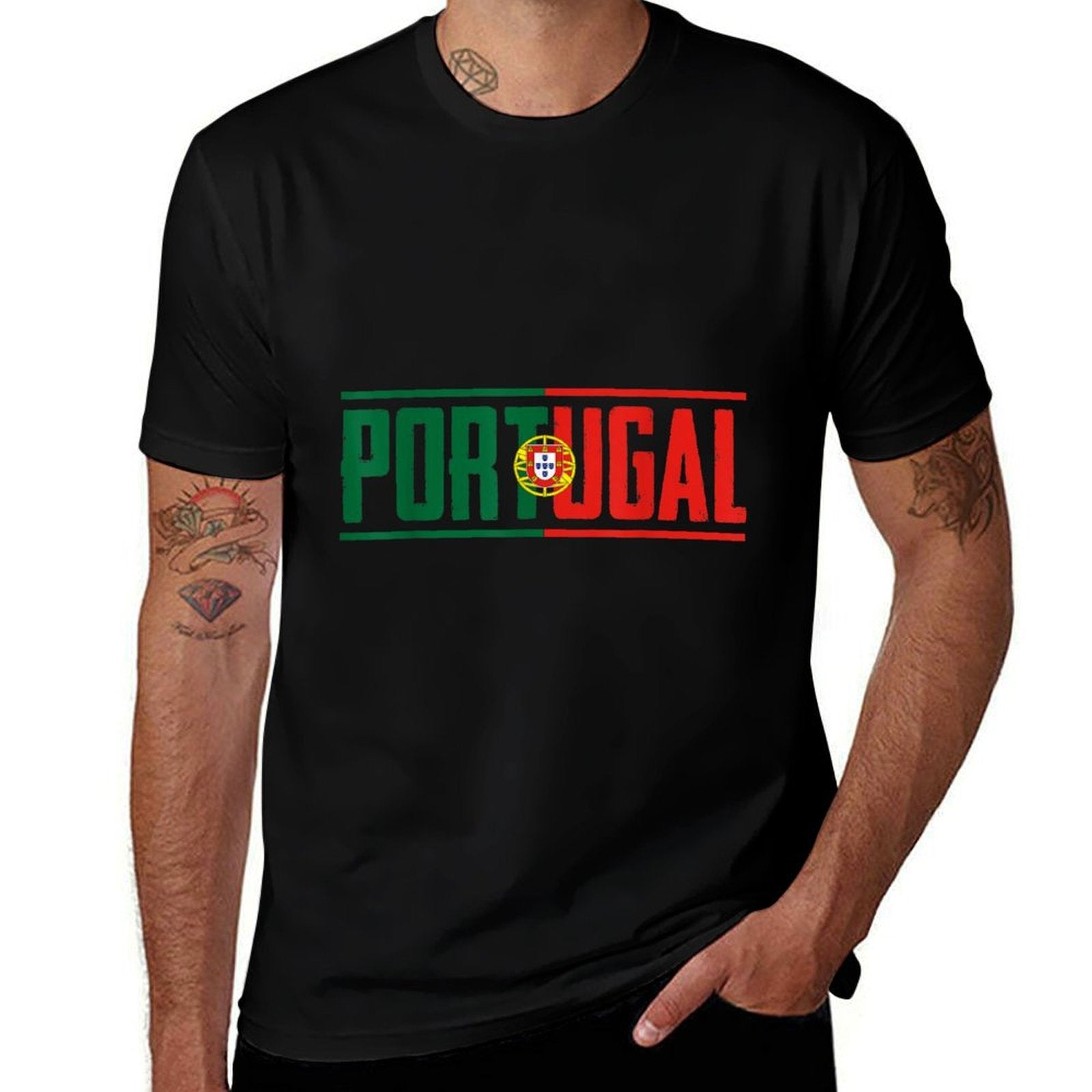 Portugal Gift for Any Portuguese  Slim-fit Cut T-Shirt