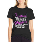 Registered Nurse Est 2022 Nurse In Progress Gift Unisex-Adults, Kids Black Tie-Dye  Graphic-printed T-Shirt