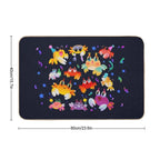 Party Crab  Dirt-Trapping Bath Mat