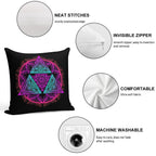 Neonforce Soft Shrink-Resistant Throw Pillow
