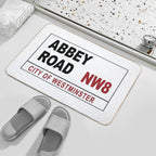 Abbey Road Street Sign  Multi-Purpose Bath Mat