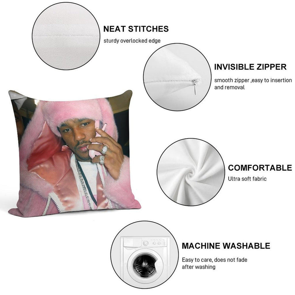 KILLA CAM Soft Luxury Feel Throw Pillow