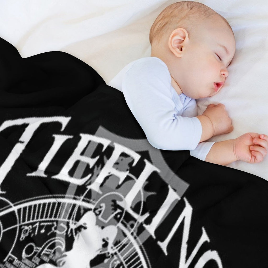 Tiefling - White Travel-friendly Throw Blanket