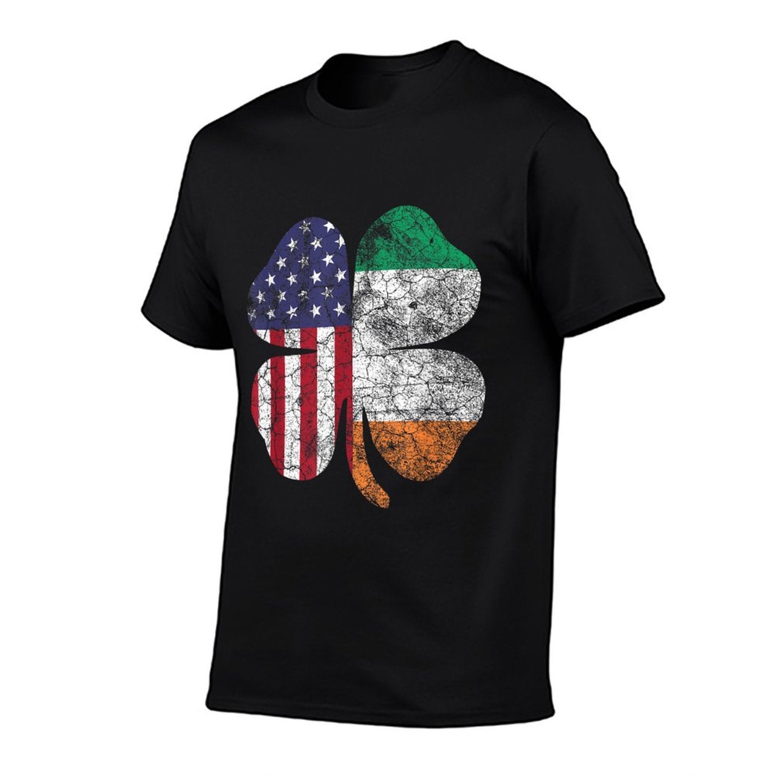 Irish American Ireland ST PATRICKS DAY Gift Lucky  Polyester Blend T-Shirt