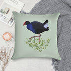 New Zealand Pukeko Soft Luxury Feel Throw Pillow