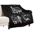 A'ja Wilson - Black  White Lightweight Throw Blanket