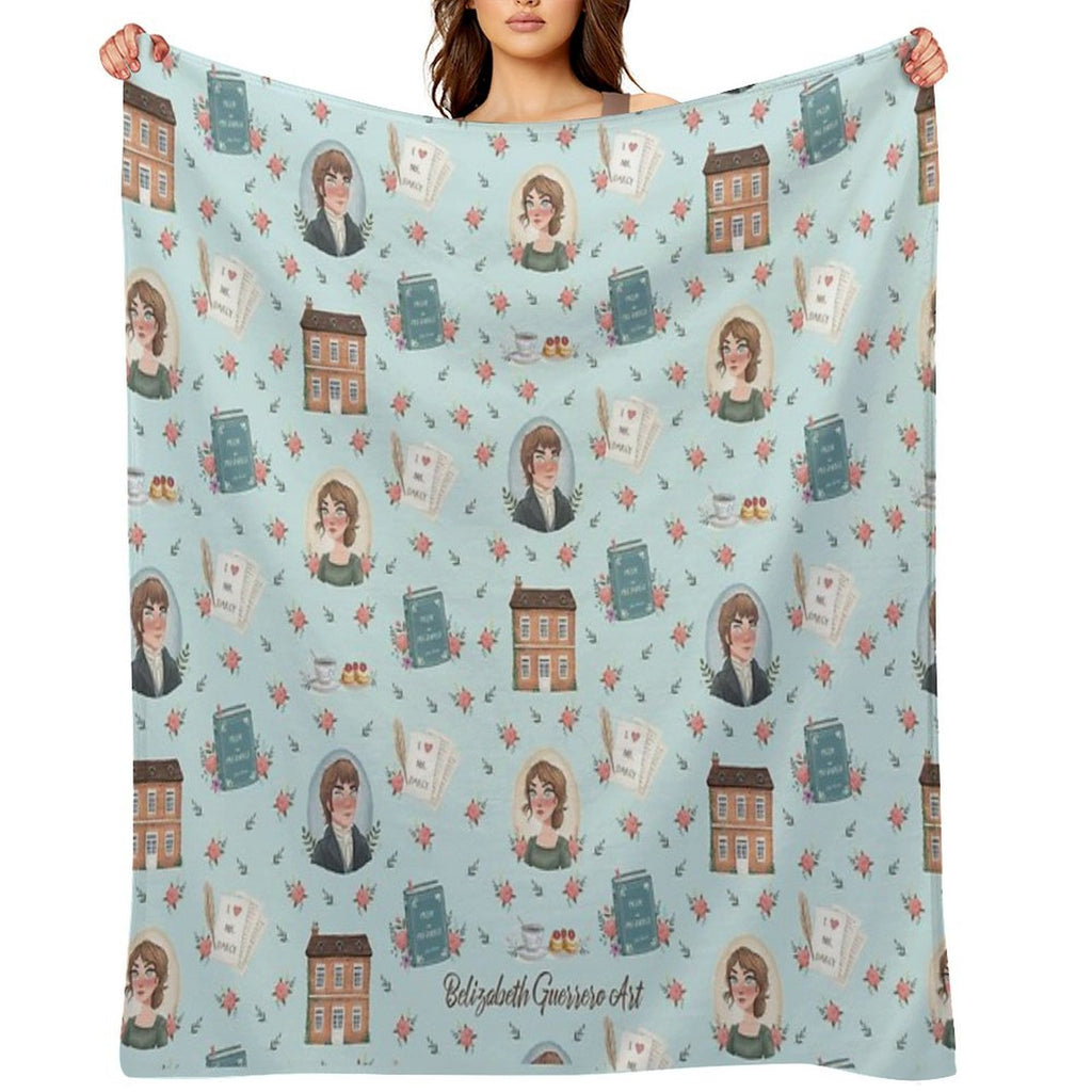 Pride And Prejudice - Jane Austen Inspiration Compact Throw Blanket