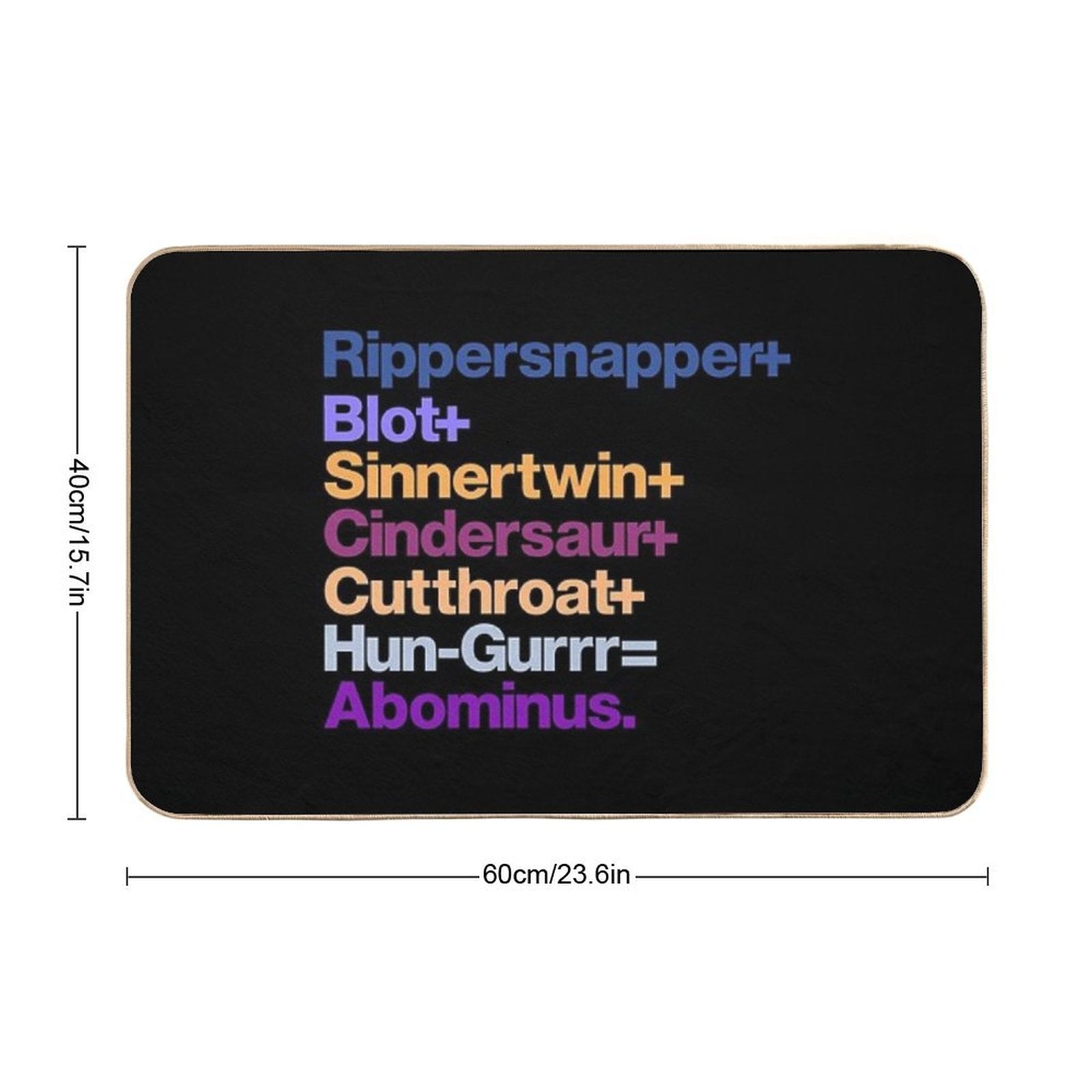 Abominus (Transformers)  Anti-Trip Bath Mat