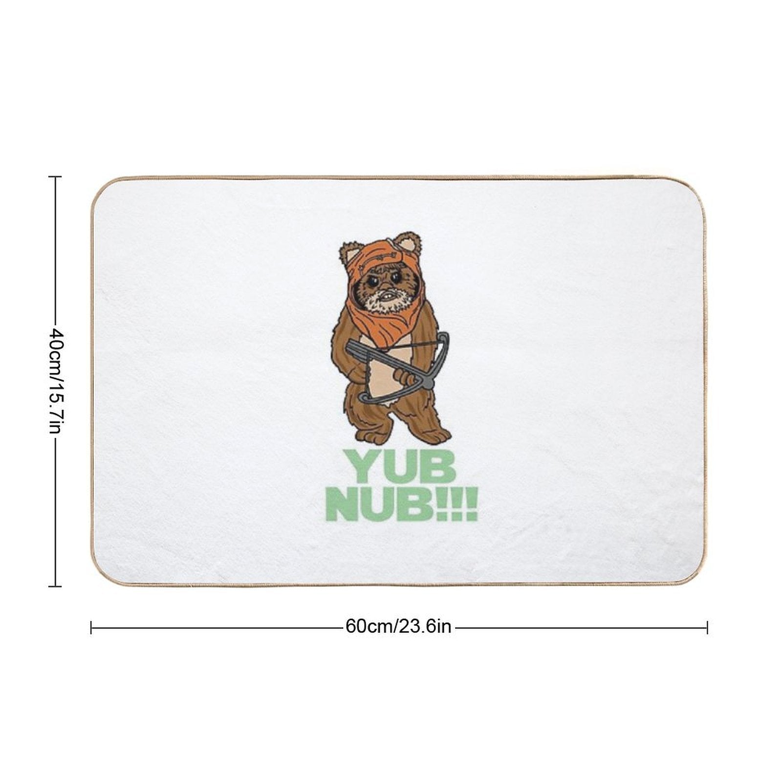 Ewok  Repositionable Bath Mat