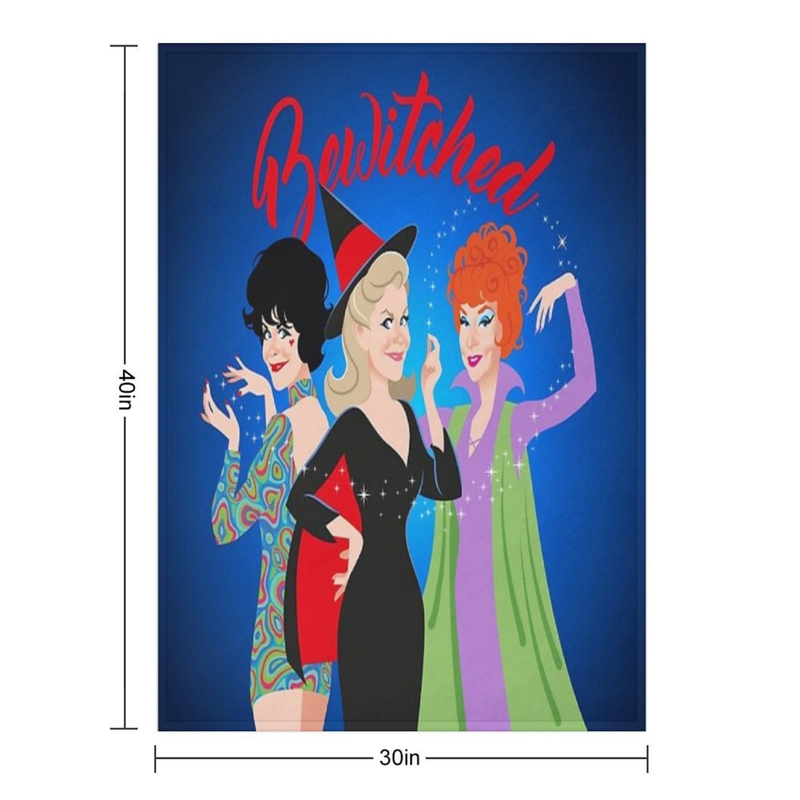 Bewitched 60 Anniversary Sustainable Throw Blanket