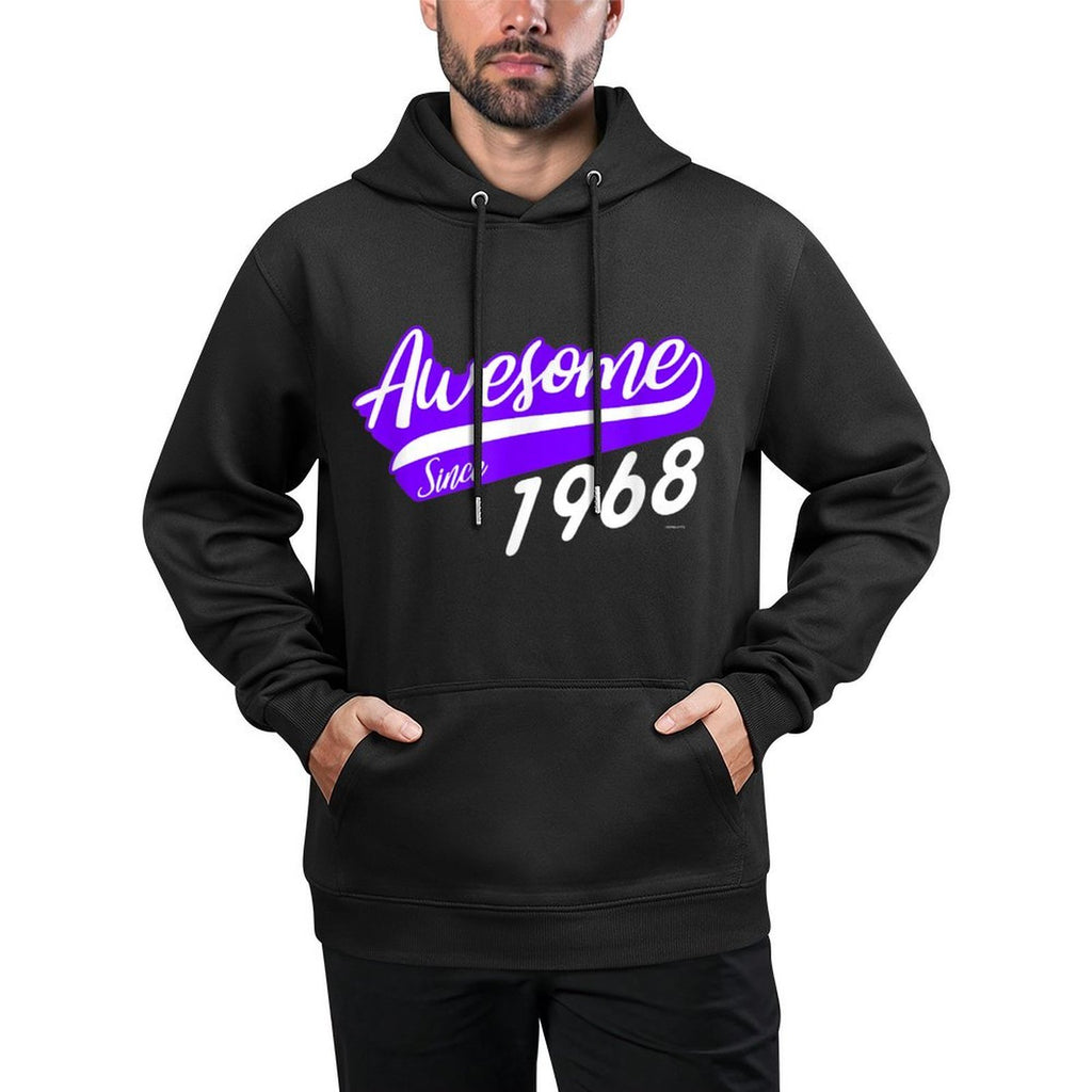 Awesome Since 1968 50th Birthday Bday Gift Kangaroo Pocket Hoodie