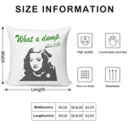 What A Dump! Soft Easy Maintenance Throw Pillow