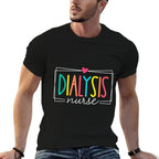 Dialysis Nurses Kidney Disease Nursing RN Women Funny  Eco-friendly Material T-Shirt