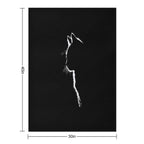 Cat Silhouette Machine-washable Throw Blanket