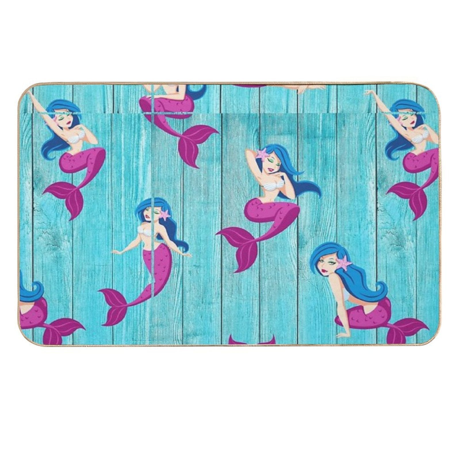Mermaid Vibes 2  Long-Lasting Bath Mat