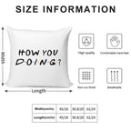 How You Doing Soft Skin-Friendly Throw Pillow