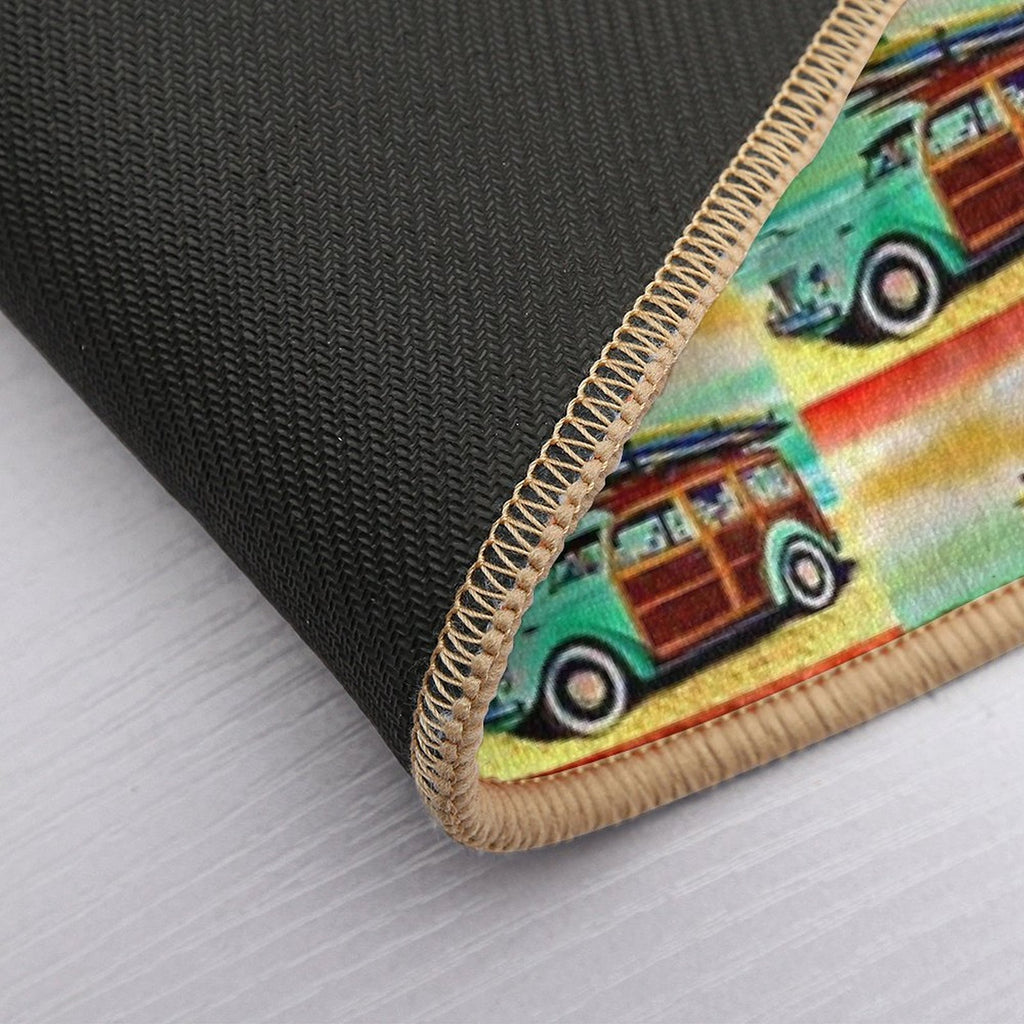 Surf Safari - Woody Fully Loaded.  Pet-Safe Bath Mat