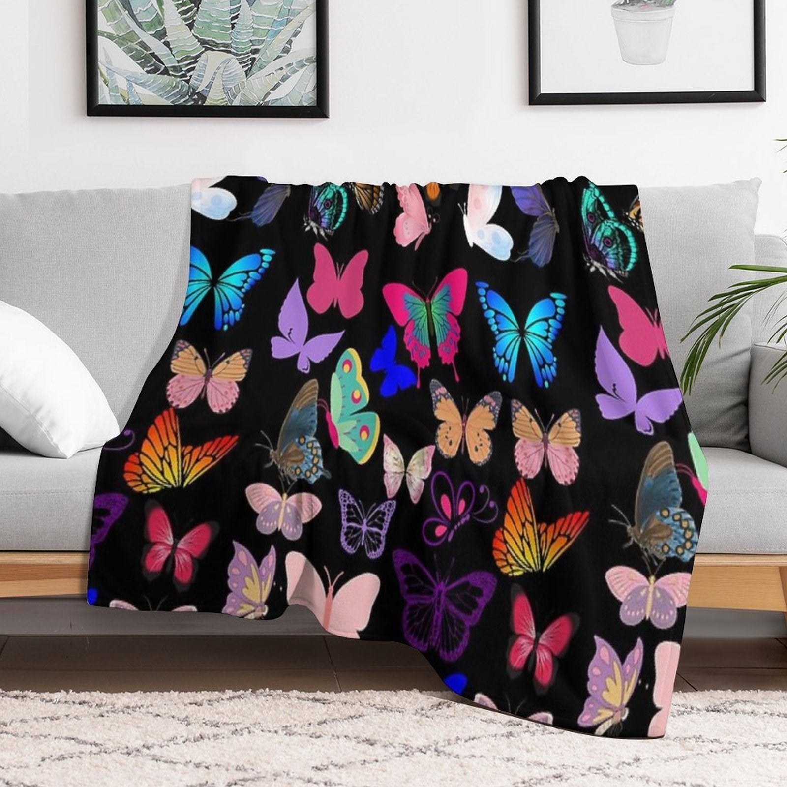 Butterflies Are Magical, Cute And Beautiful Quick-dry Throw Blanket