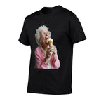 Embarrassing Old Ladies Meme Grandma Grandmother Grandma Licking Ice Cream  Polyester Blend T-Shirt
