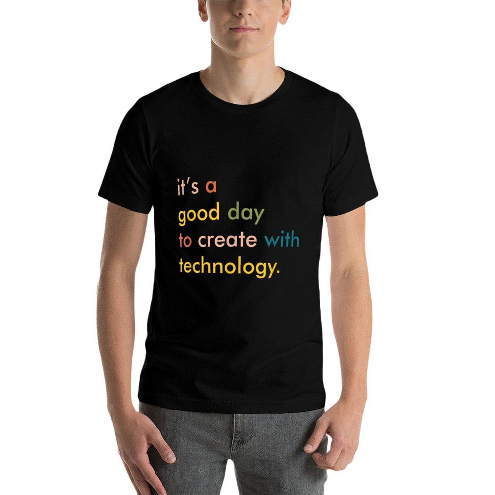 Retro Technology Teacher, Tech Teacher  Easy-care T-Shirt