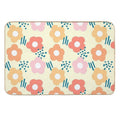 Flower Doodle  Toxin-Free Bath Mat
