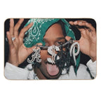 Cool Asap Portrait  Absorbent Bath Mat