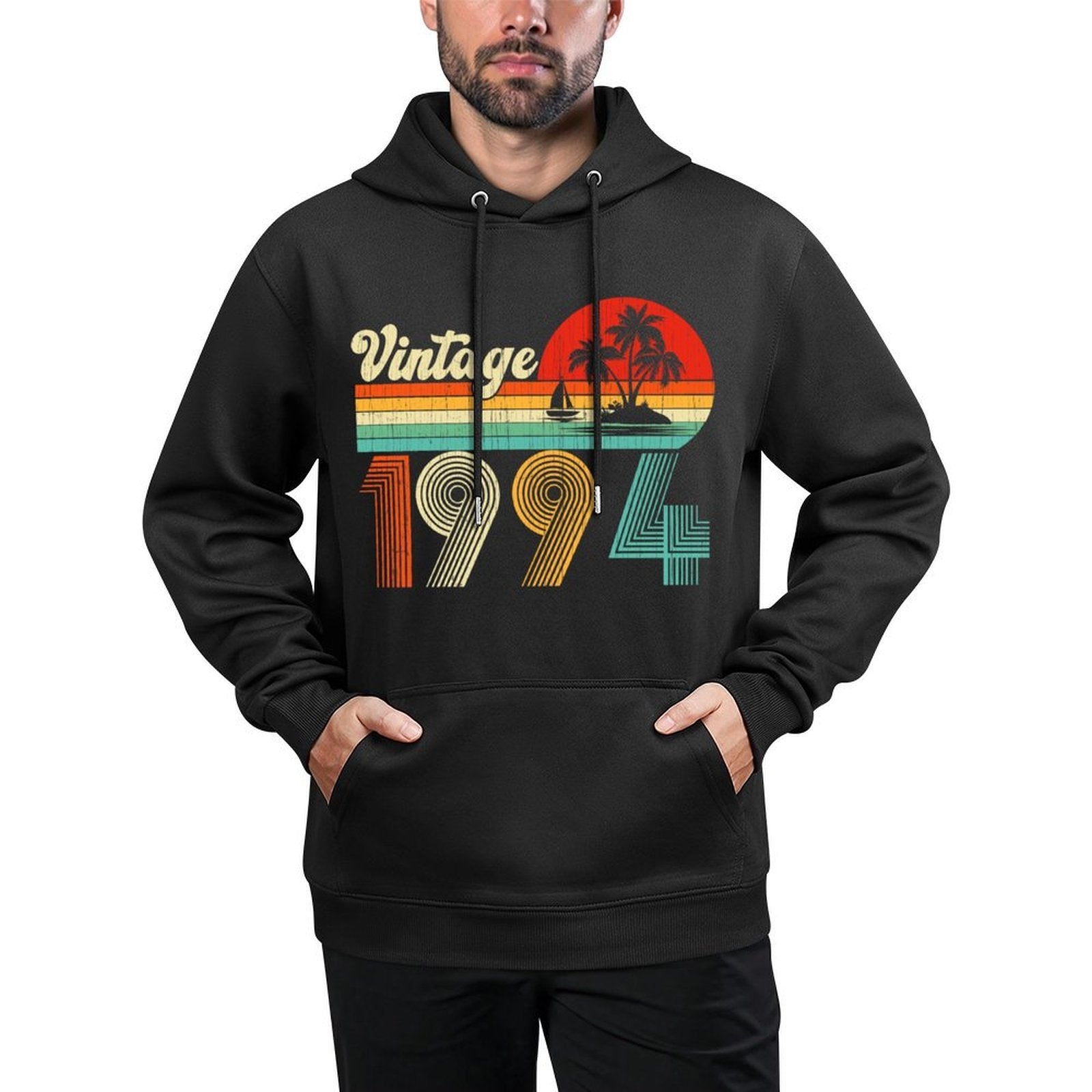 Vintage 1994 Funny 30th Birthday Gifts 30 Years Old Retro All-Day Comfort Hoodie