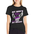Drug Overdose Awareness Purple Ribbons  Breathable T-Shirt