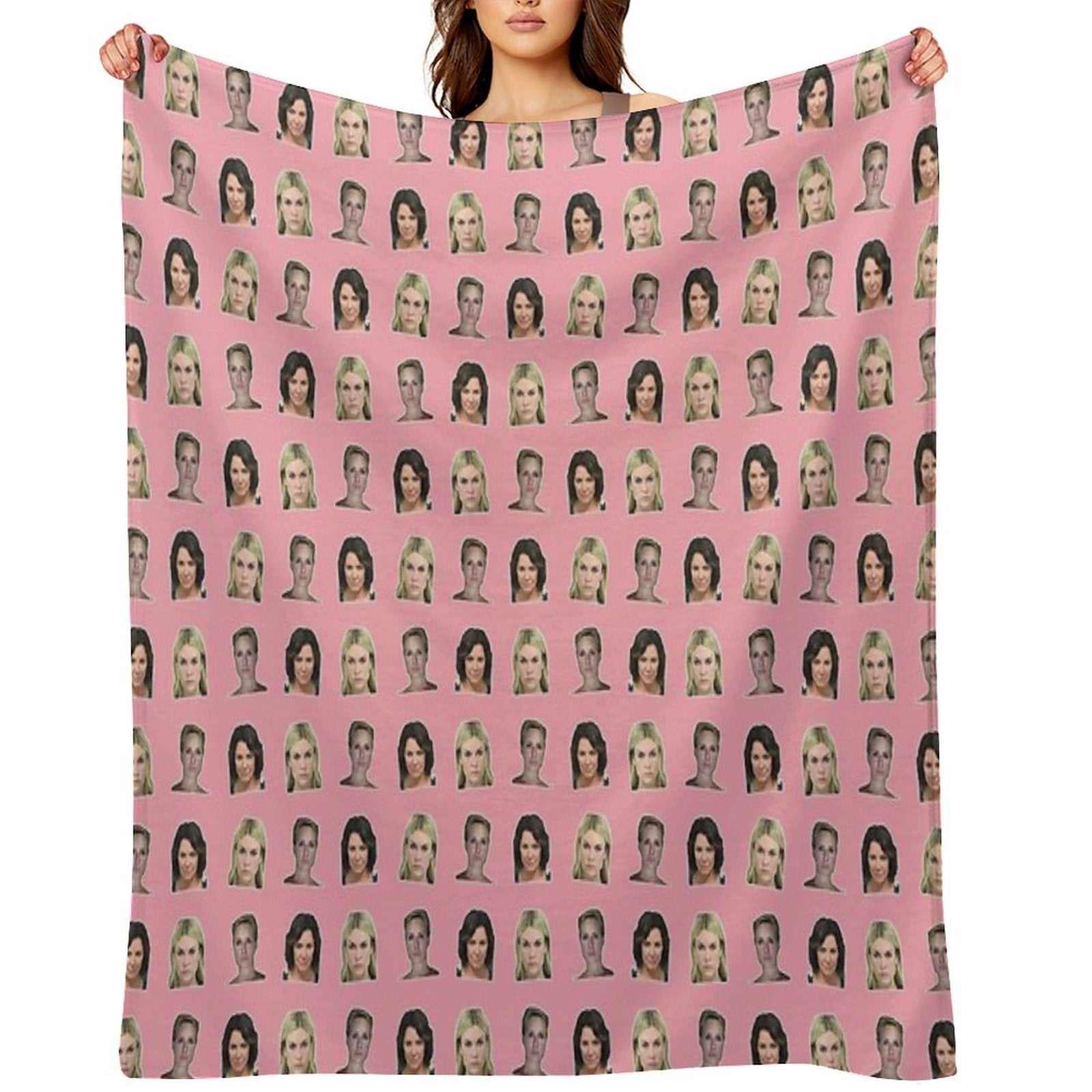 The Mugshot Housewives of New York City - For Fans of RHONY And Bravo TV All-season Throw Blanket