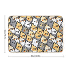 Chubby Cockatiel Party  Easy Maintenance Bath Mat