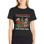 from The Windows to The Walls Im About to Raccoon Christmas  Wrinkle-resistant T-Shirt