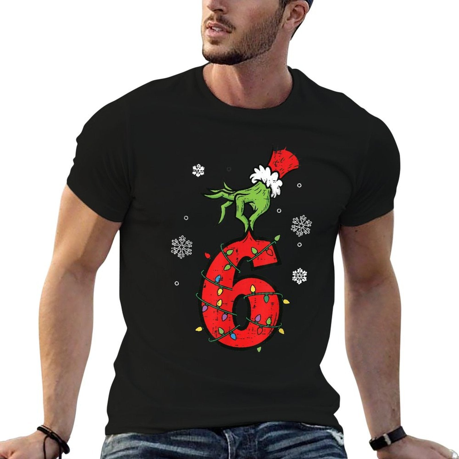 Number 6 Matching 67 Meme 6 7 Christmas Boys Youth Kids Comfortable T-Shirt