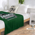 Binghamton University Bearcats Glitter Logo Shrink-resistant Throw Blanket