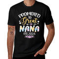 Promoted To Great Nana 2026 Soon To Be Nana  Heathered Texture T-Shirt