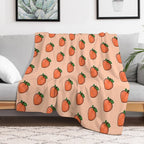Cute Peach Multi-functional Throw Blanket