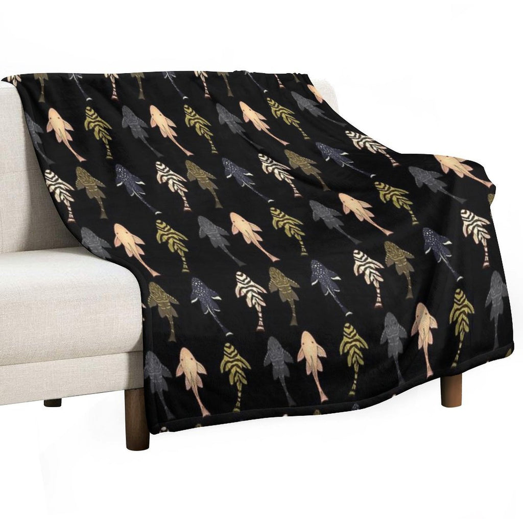 Plecos Sustainable Throw Blanket