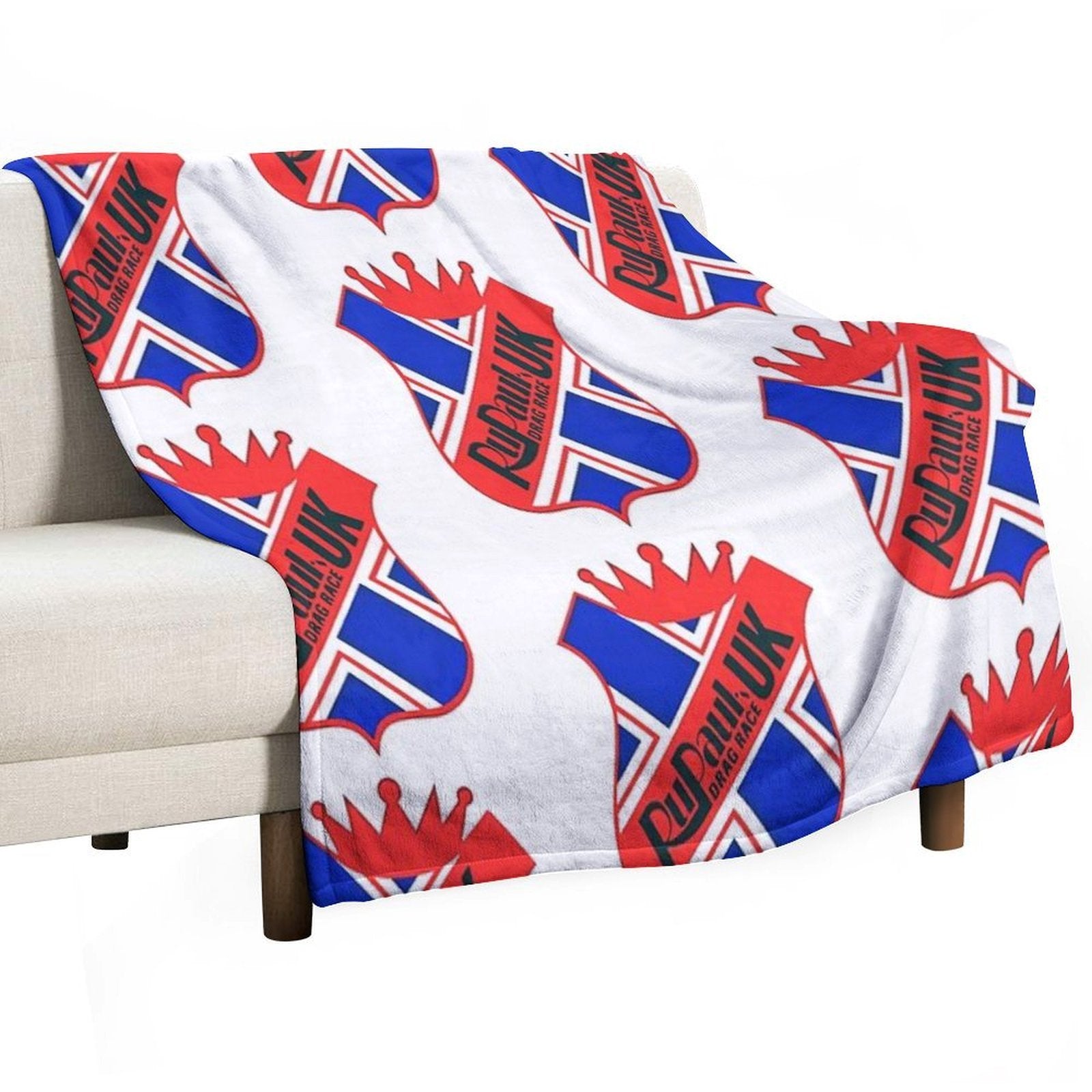 RuPeter Badge RuPaul’s Drag Race UK Lightweight Throw Blanket