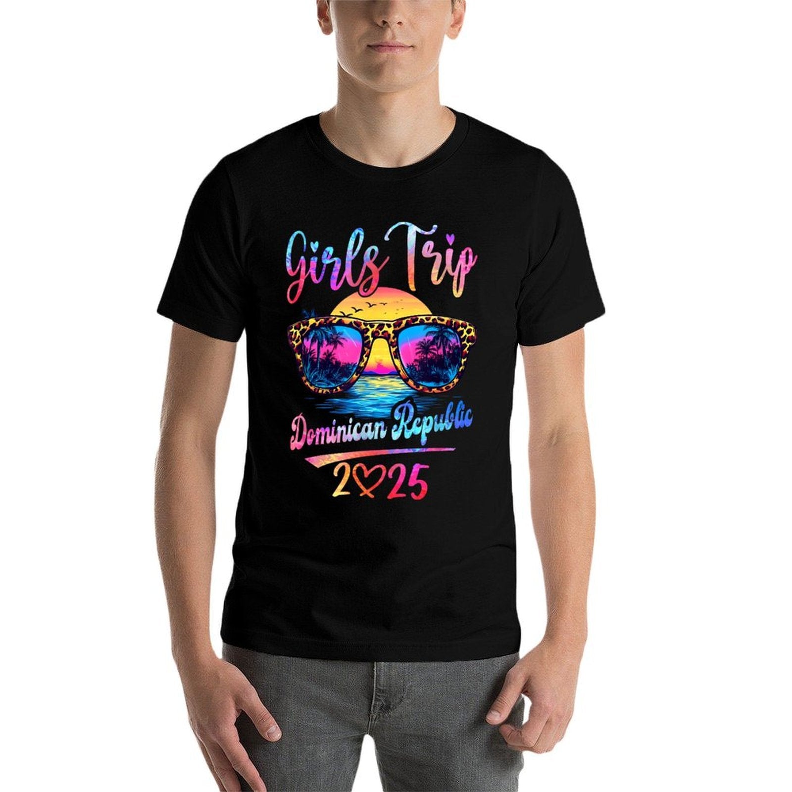 Girls Trip Dominican Republic 2025 Matching Summer Vacation  Versatile T-Shirt