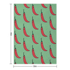 Cute Chili Pepper - Kawaii Gift-ready Throw Blanket