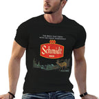 Beer Schmidt Beer Retro Defunct Nature Scene  Affordable Price T-Shirt