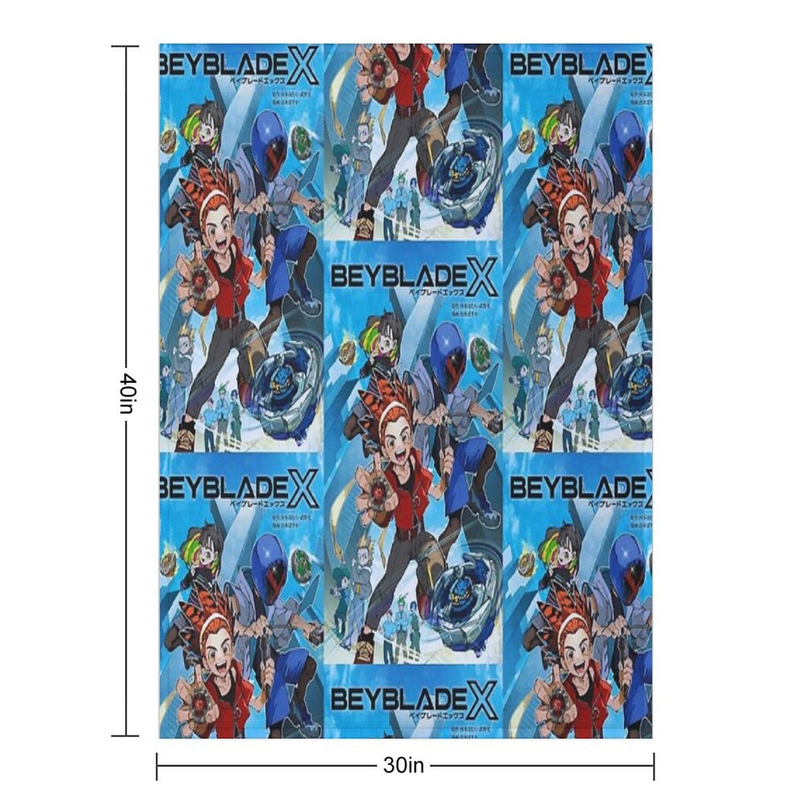 Beyblade X Lightweight Throw Blanket