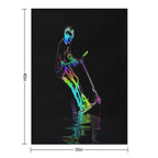 Puddle Jumping - Scooter Boy Shrink-resistant Throw Blanket