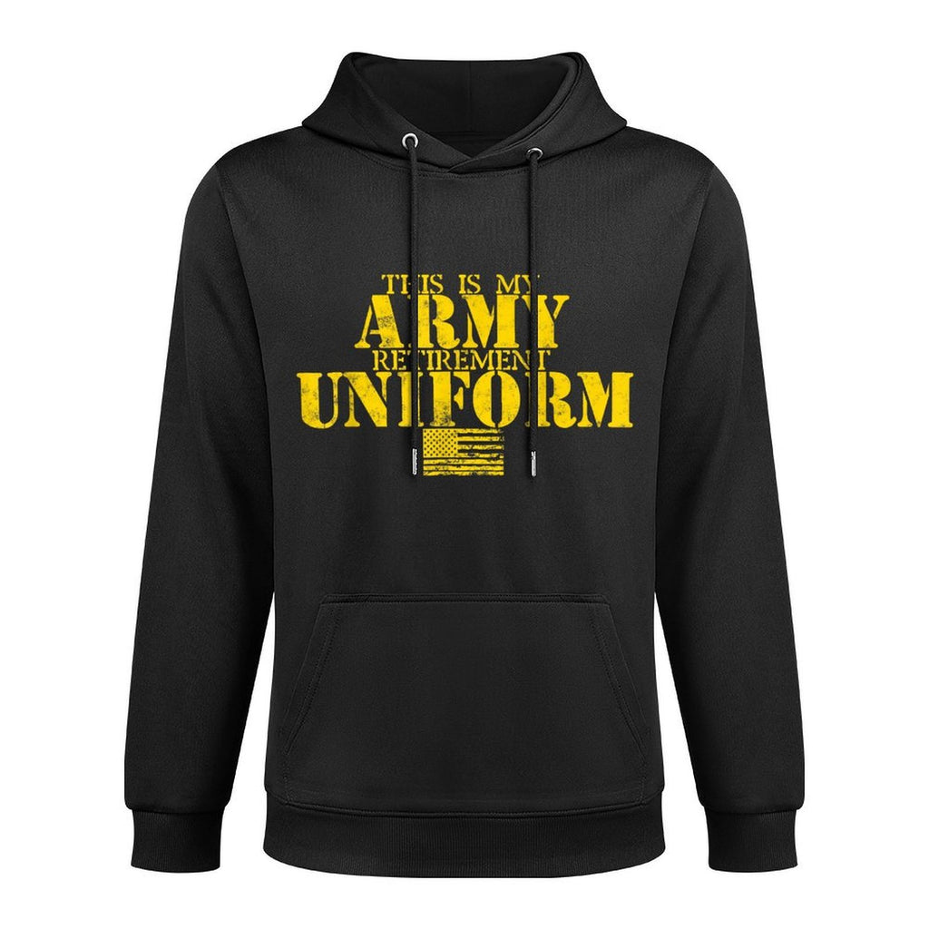 This Is My Army Retirement Uniform Retired Military Army Machine Washable Hoodie